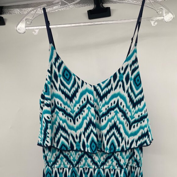 Trixxi Womens Maxi Sundress Sleeveless Elastic Waist Multicolor Size Large - Picture 2 of 9